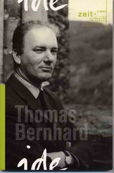 Cover des ide-Hefts zu Thomas Bernhard